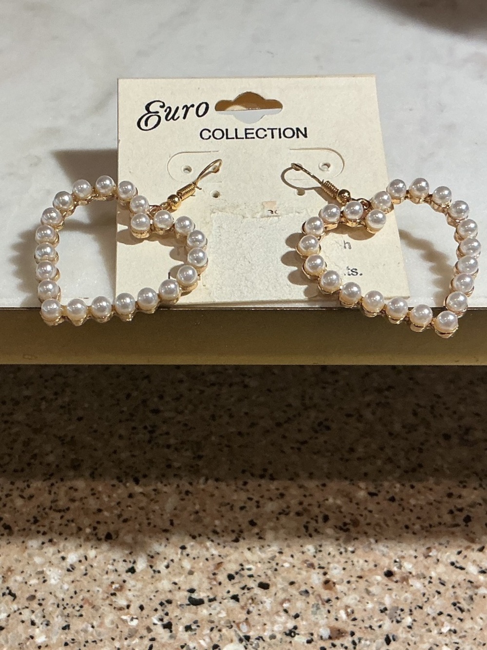 Heart Pearl Earrings